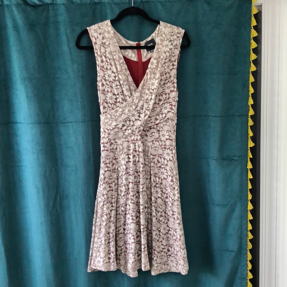 Anthropologie Maeve Stretch Lace Cocktail Dress